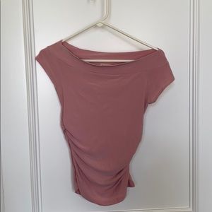 GUC DUSTY PINK TEE SHIRT FITS LIKE SMALL